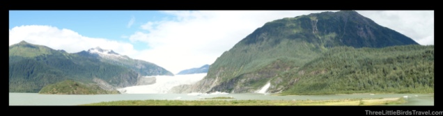 Bike ride to Mendenhall Glacier in Alaska